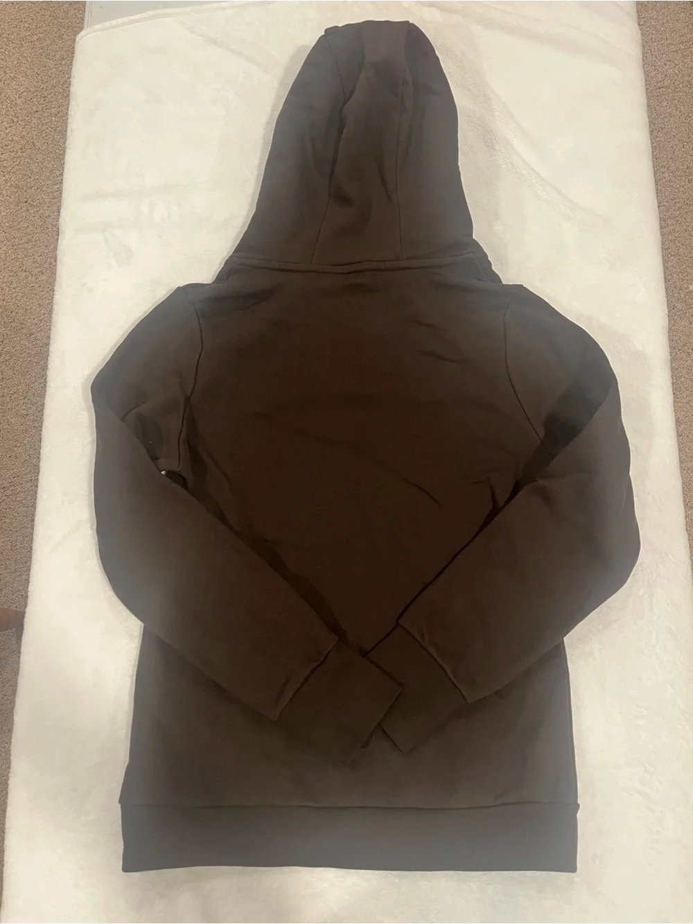 Fanatics Women's Brown V Neck Hoodie Sweatshirt - Small - Picture 2 of 6
